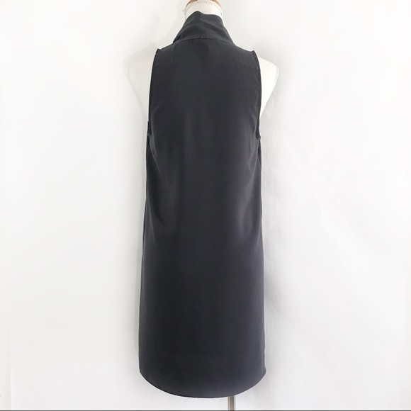 ARITZIA WILFRED Slate Blue/Gray Shift Dress Sleeveless - Picture 6 of 8